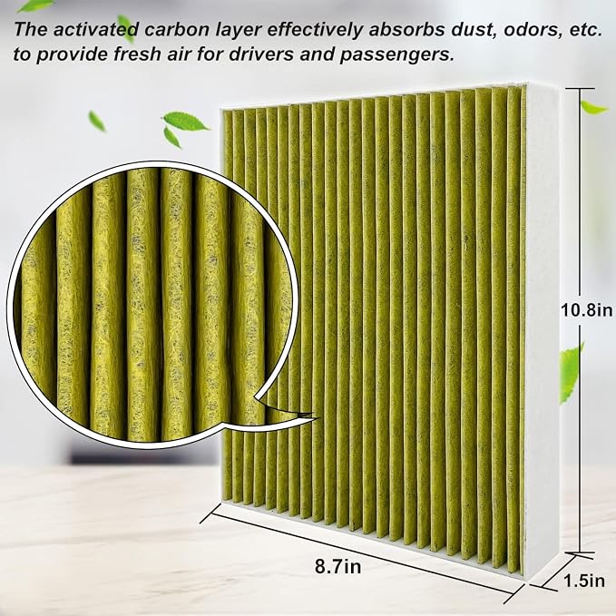 Cabin Air Filter JM542 Fits for 2021-2025 Bronco Sport, 2020-2025 Ford Escape - Image 3