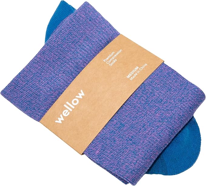 Wellow Wide Calf Compression Socks by WellowCompressionSocks