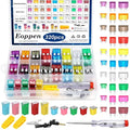 320Pcs Car Fuses Assortment Kit by Eoppen
