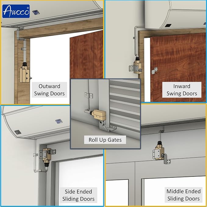 Awoco Heavy Duty Commercial Plunger Door Micro Switch - Image 4