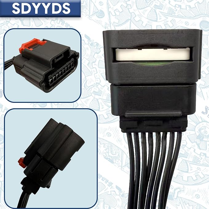 8-Pin Mass Air Flow Sensor Wiring Harness - Image 4