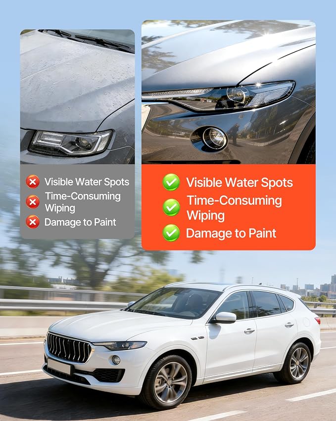 VEVOR Deionized Filter for Spotless Car Wash System, 2 x 0.5L Color Changing DI - Image 4