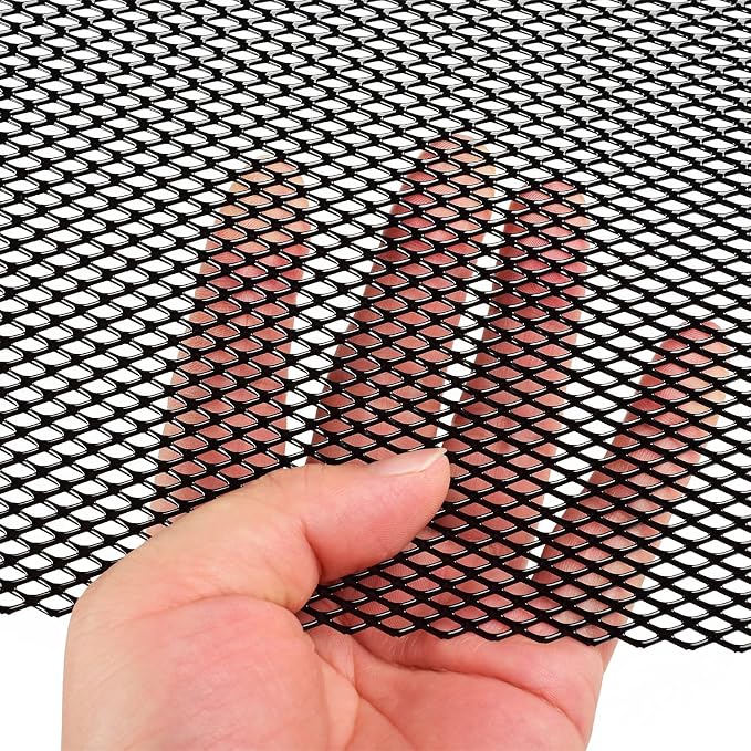 AggAuto 47x16 inches Car Pickup Truck Grill Mesh Spoiler Bumper Vent Aluminum - Image 3