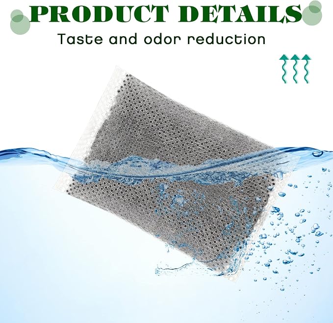 Weewooday 50 Pcs Activated Charcoal Distiller Water Filters, Coconut Shell - Image 4