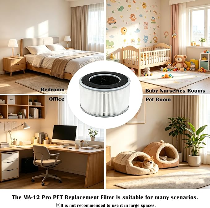 MA-12 Pro Replacement Filter for MA MA-12 PRO Air Purifier | 3-IN-1 System - Image 6