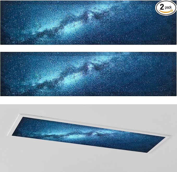 2 Pcs 1 x 4 Feet Fluorescent Covers by Wowangce