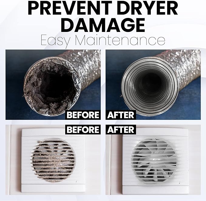 Dryer Lint Brush Vent Cleaner, Long Flexible Refrigerator Condensor Coil - Image 7