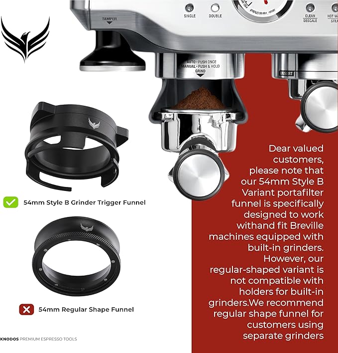 Magnetic 54mm Dosing Funnel & Espresso Puck Screen - Image 3