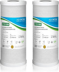 CTO10BB 5 Micron 4.5" x 10" Carbon Block Water Filter Set – Replacement by YourHealthIsOurPriority