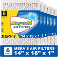Maycold MERV 8 14x18x1 Furnace Air Filters, Pleated HVAC AC Filters – Actual by Maycold