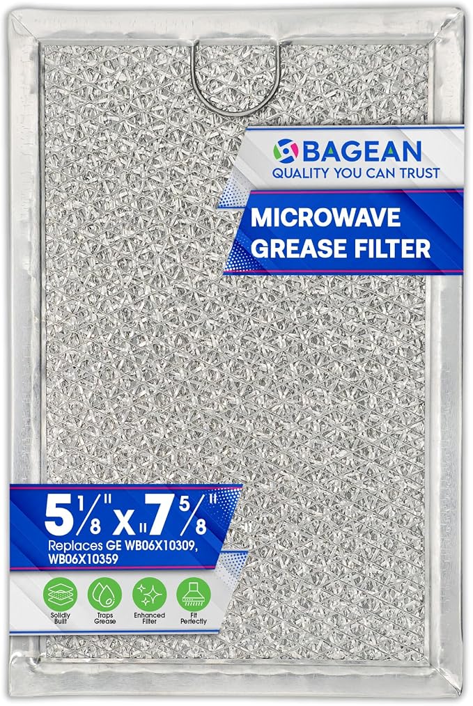 Microwave Filter Replacement 7.64” x 5.12” by Bagean