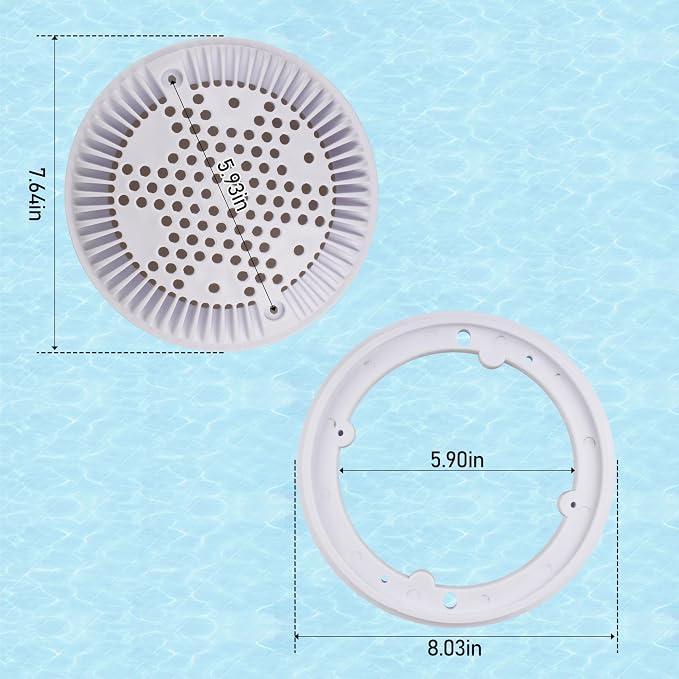 WG1048E Pool Suction Cover for Hayward Suction and Dual Suction Outlet，（Top - Image 3