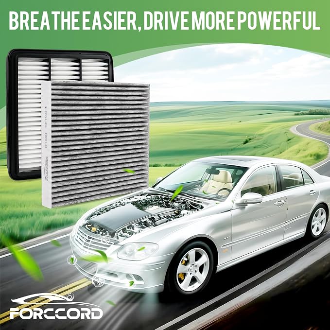Cabin & Engine Air Filter Fit for Hyundai Azera/Sonata 2006-2008 Activated - Image 8