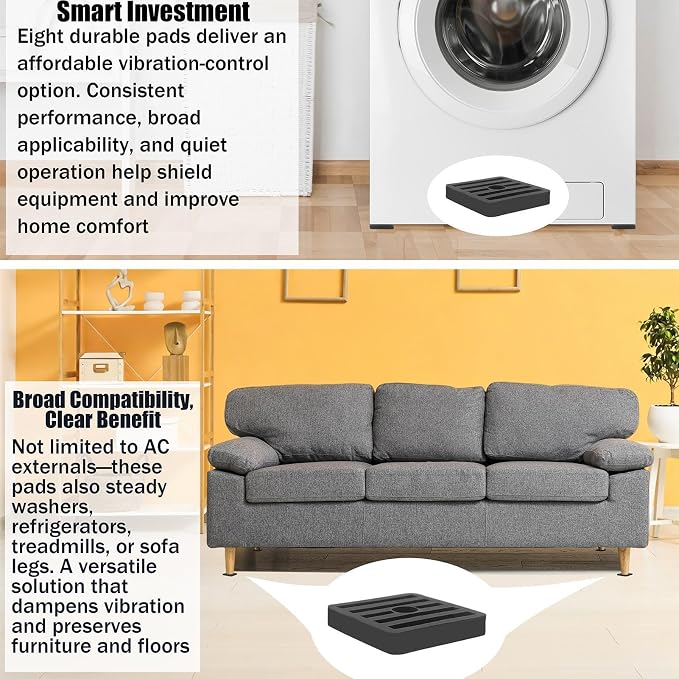 4 Pieces Rubber Anti-Vibration Pads - Image 6