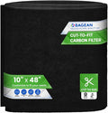 Cut to Fit Activated Carbon Filter Sheet 10” x 48” by Bagean