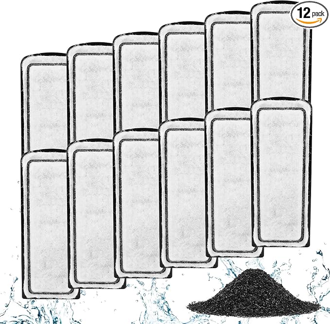 AQQA 12 Packs Aquarium Filter Cartridges by AQQA