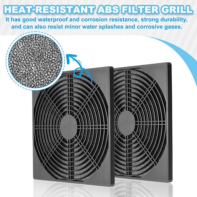PATIKIL 200mm Fan Filter Grill - Image 4