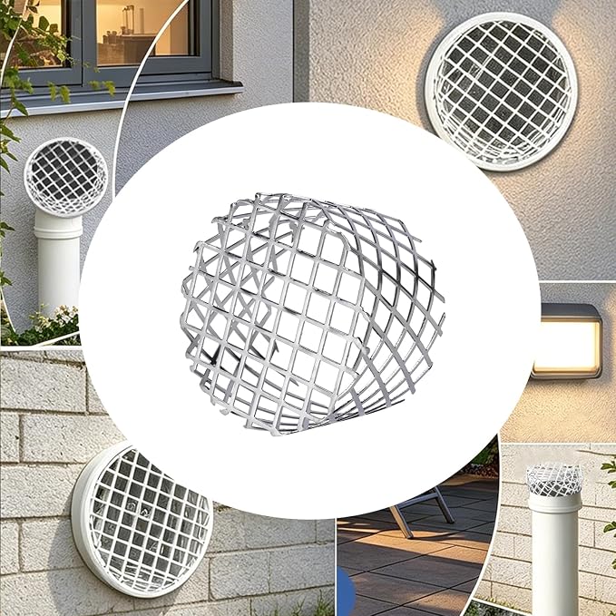PVC Termination Cap for 3.75" to 3.85" ID Pipes, 304 Stainless Steel 4" Dryer - Image 7
