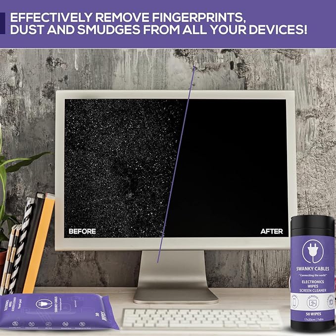 Swanky Cables Screen Cleaner Wipes Bundle - Image 3