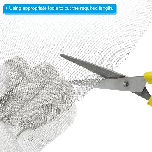 PATIKIL 40" L x 16" W Woven Wire Mesh, 24 Mesh 304 Stainless Steel Air Vent - Image 4