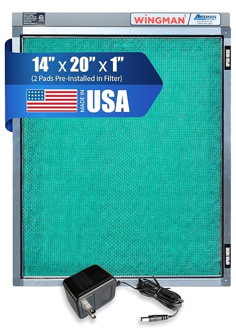 14x20x1 Polarized Media Electronic Air Filter by WINGMAN1