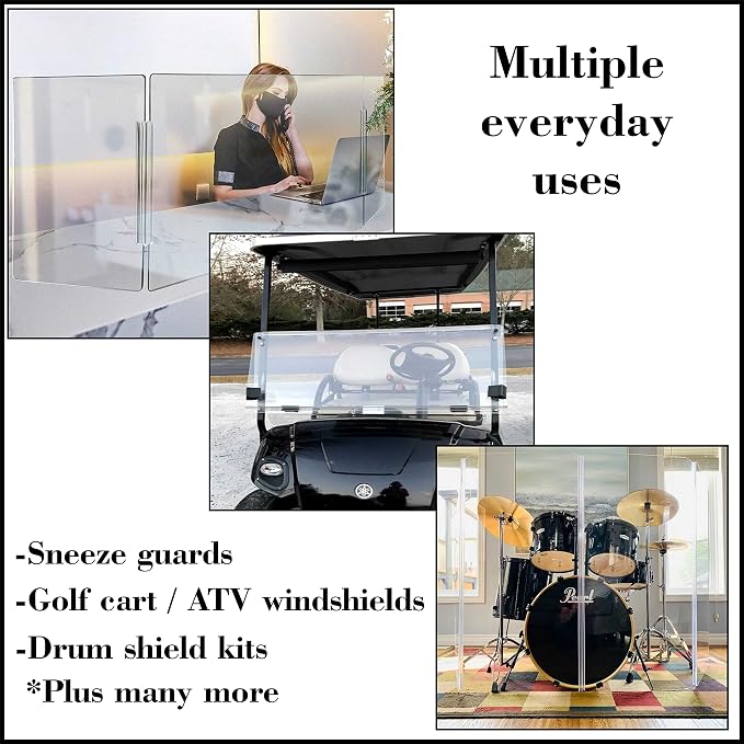 Clear PVC Hinge Piano Style for 1/4" Material, 36 Inch 1 Piece No Screw or Glue - Image 2