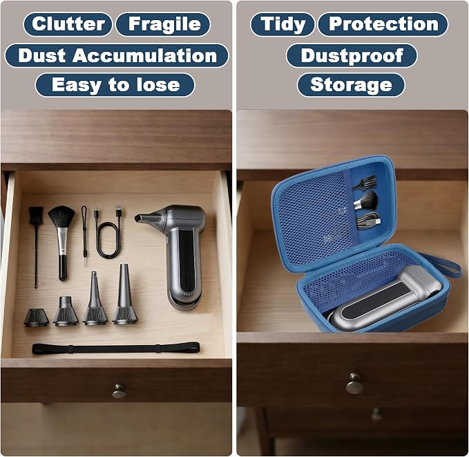 for WOLFBOX MF100/MF50/MF60/MF70 Electric Air Duster Hard Storage Case - Image 8