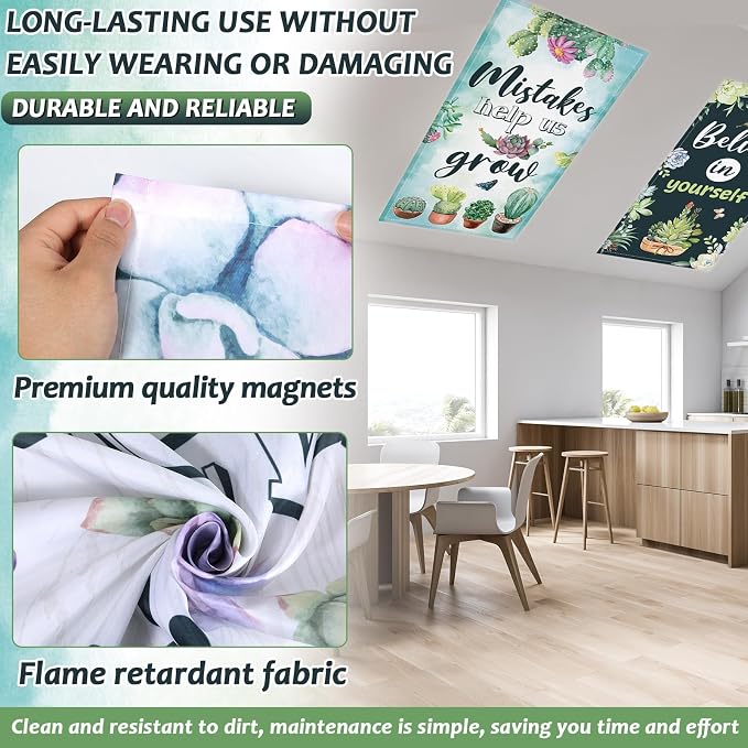 8 Pcs Fluorescent Light Covers - Image 3