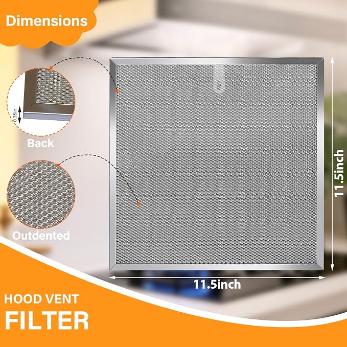 S99010467 Stove Hood Vent Filter 11.5" x 11.5" Fit - Image 3