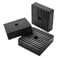 3 Pack Shock pad for air Compressor or Equipment Solid Rubber 4"x4"x1.2" by LikeLion