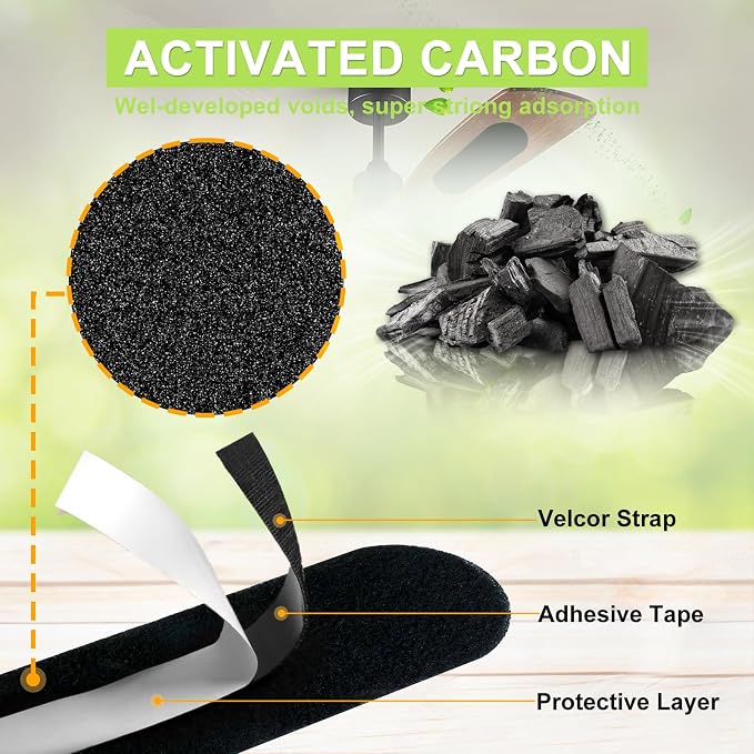 10pcs Ceiling Fan Filters for Blades, Ceiling Fan Air Purification Component - Image 4