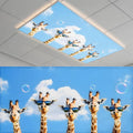 Fluorescent Light Covers-2 Pack 4 x 2 Feet Magnetic Ceiling Light Cover Room by BSFHH