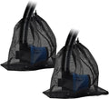 CONQUERALL 2PCS Large Pond Filter Bag18.5x18.5inch Black Polyester Media Mesh by CONQUERALL