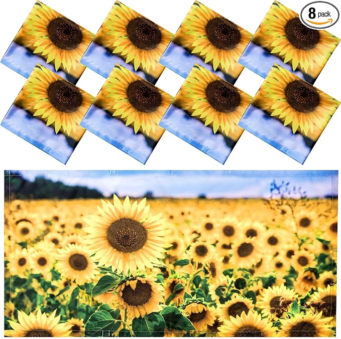 Patelai 8 Pack Fluorescent Light Covers by Patelai