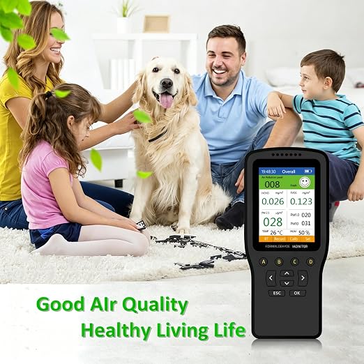 Air Quality Monitor, 8-in-1 Air Quality Monitor, - Image 6