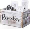 DRASTAR Remote Control Holder, Retro White TV Remote Holder, Remote Organizer by EnhanceYourDailyLife