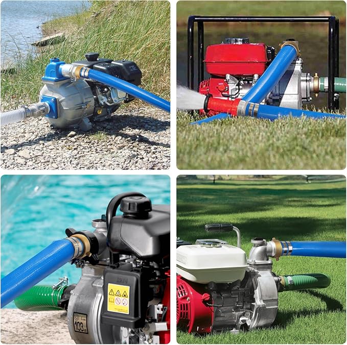 2" x 100 ft Backwash Hose for Swimming Pools, Heavy Duty PVC Lay Flat Water - Image 6