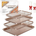 Air Fryer Basket for Oven, 2 Set Air Fryer Basket and Tray Set by THORSES