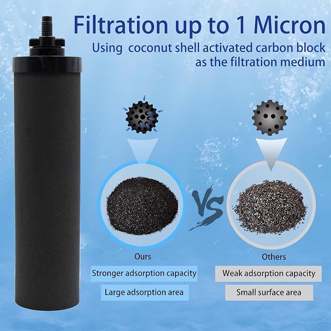Water Filter Replacement for BB9-2® Black Activated Carbon Filters, Compatible - Image 2