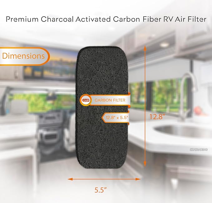 RV Premium Charcoal Activated Carbon Fiber Air Conditioner Filter - Image 4