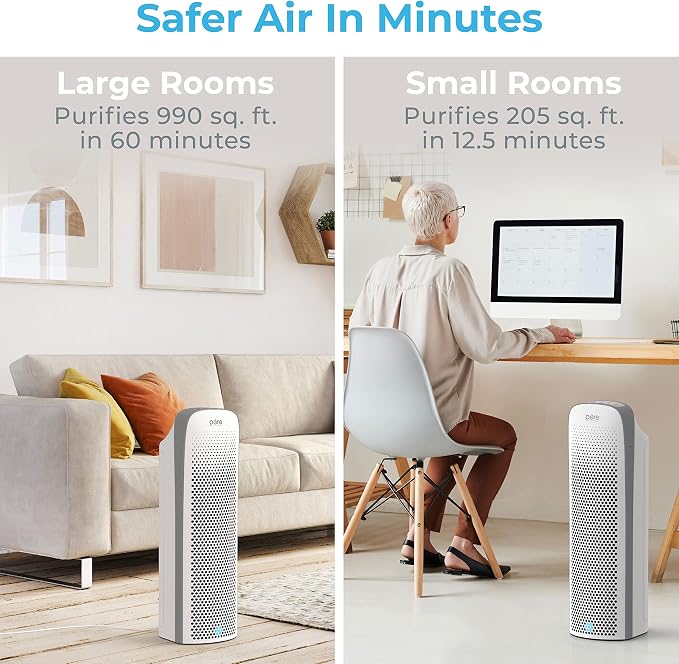 Pure Enrichment PureZone Elite True HEPA Large Room Tower Air Purifier - Image 5