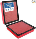 2PCS Engine Air Filter Fit for 2016-2023 Toyota Tacoma 3.5L, 2013-2021 Tundra by RVgolf
