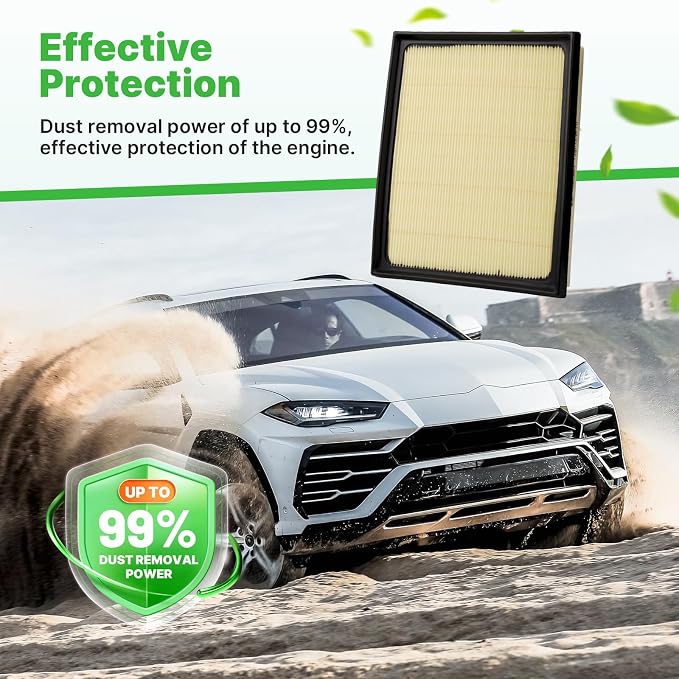 2*Engine Air Filters+1*Cabin Air Filter Fit - Image 4