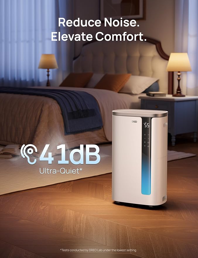DREO Max 73 Pint Smart Dehumidifier, 7L Large Water Tank, Quiet 42dB - Image 7