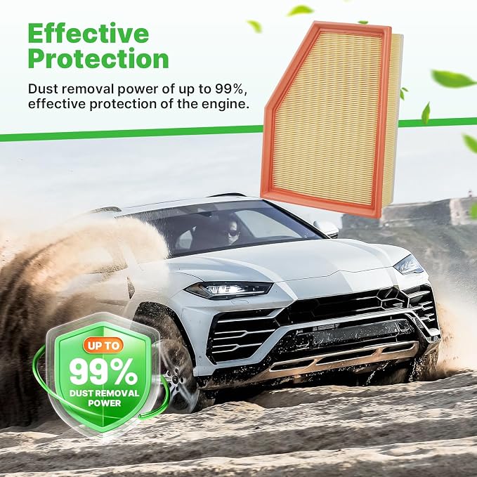 Engine+Cabin Air Filter Fit for 18-19 X3, 20-21 X3, 19 X4, 20-22 X4 NOT for - Image 3