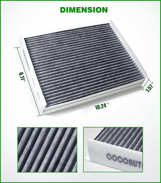 8 pcs Cabin Air Filter Set for 2015-2025 Ford F150, 2017-2025 F250 F350 F450 - Image 6