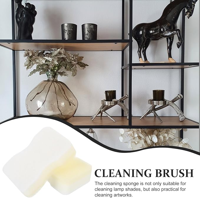 Lampshade Cleaning Sponge 15Pcs Set Reusable Dry Fabric Cleaner Sponges - Image 6