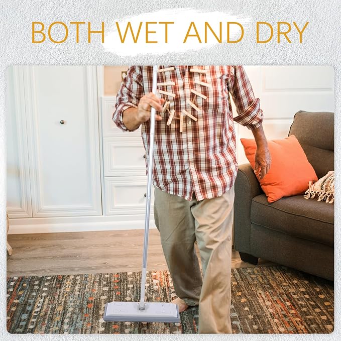 No-wash Dust Mop with Detachable Handle Wet and Dry Electrostatic Floor - Image 5