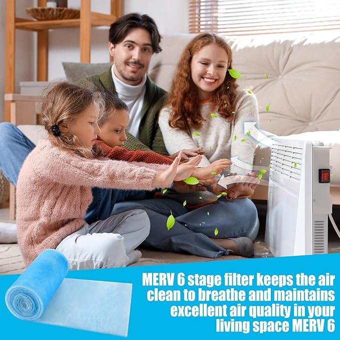 Frienda 12 x 120 Inch Merv 6 Reusable Air Vent Filter Cut to Size Electrostatic - Image 5
