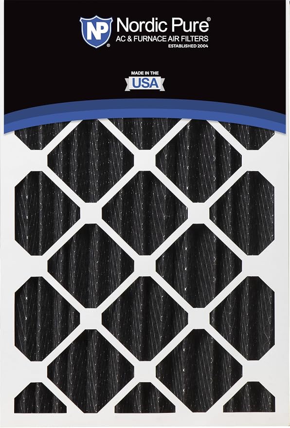 Nordic Pure 16x20x4 Pleated MERV 8 Pure Carbon Air Filters 2 Pack | Actual - Image 5
